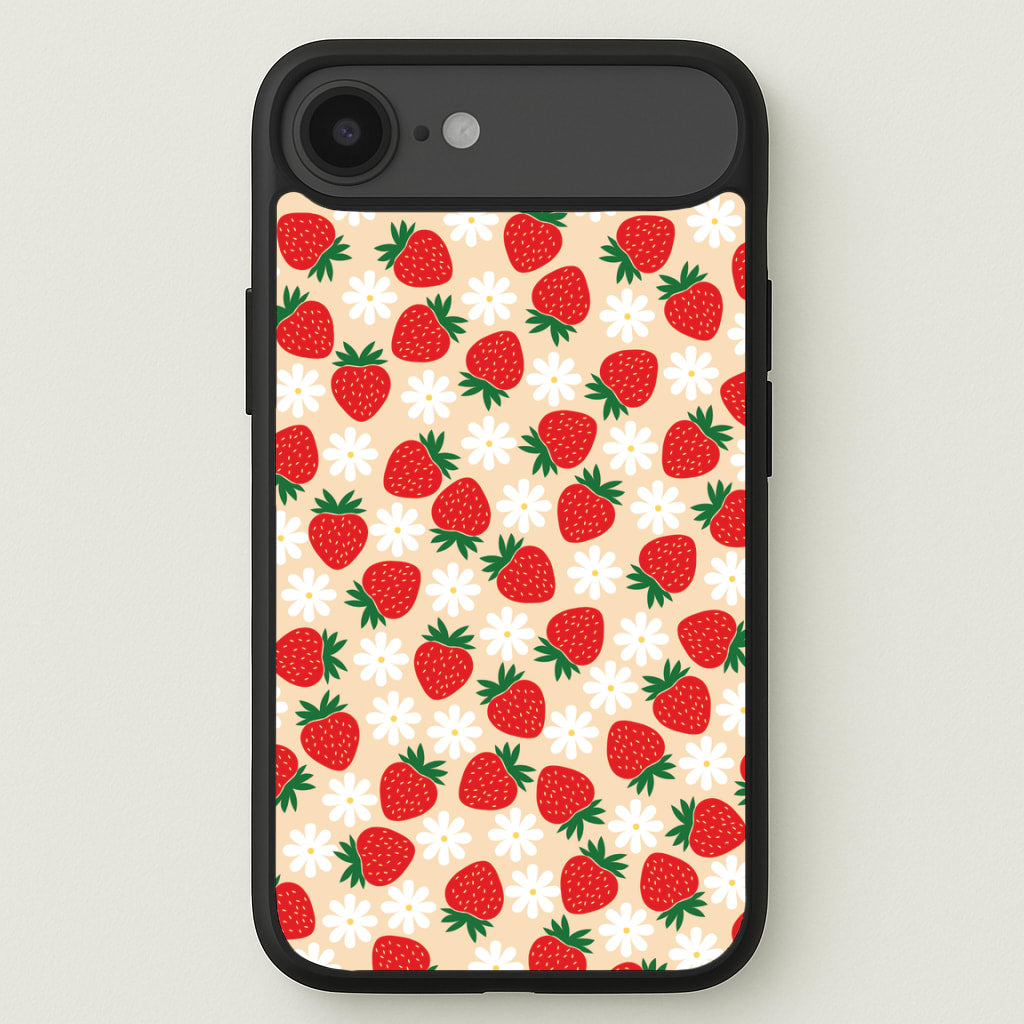Strawberries and Flowers - Spring Patterns Phone Case for iPhone 17 Air