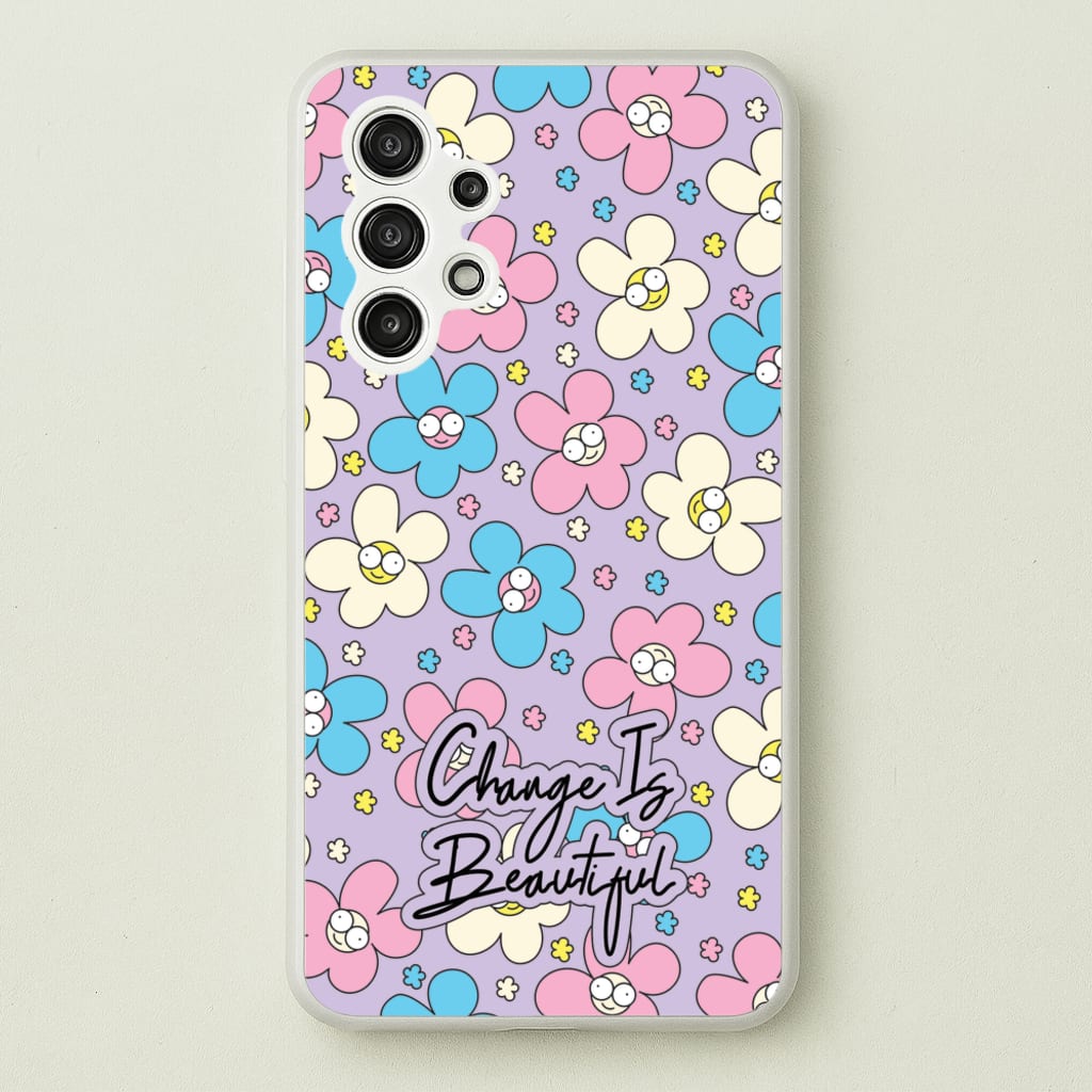 Happy Flowers Pattern - Spring Phone Case for Galaxy A13