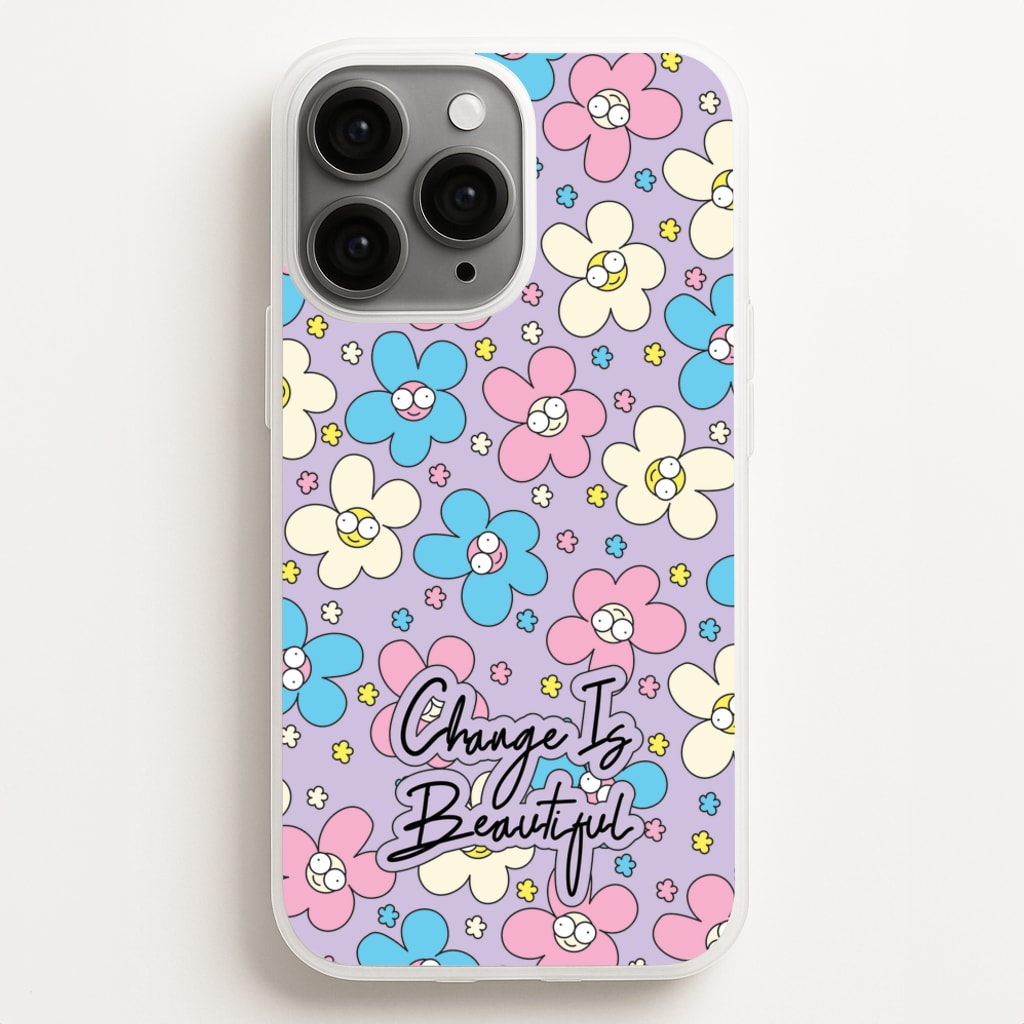 Happy Flowers Pattern - Spring Phone Case for iPhone 11 Pro Max