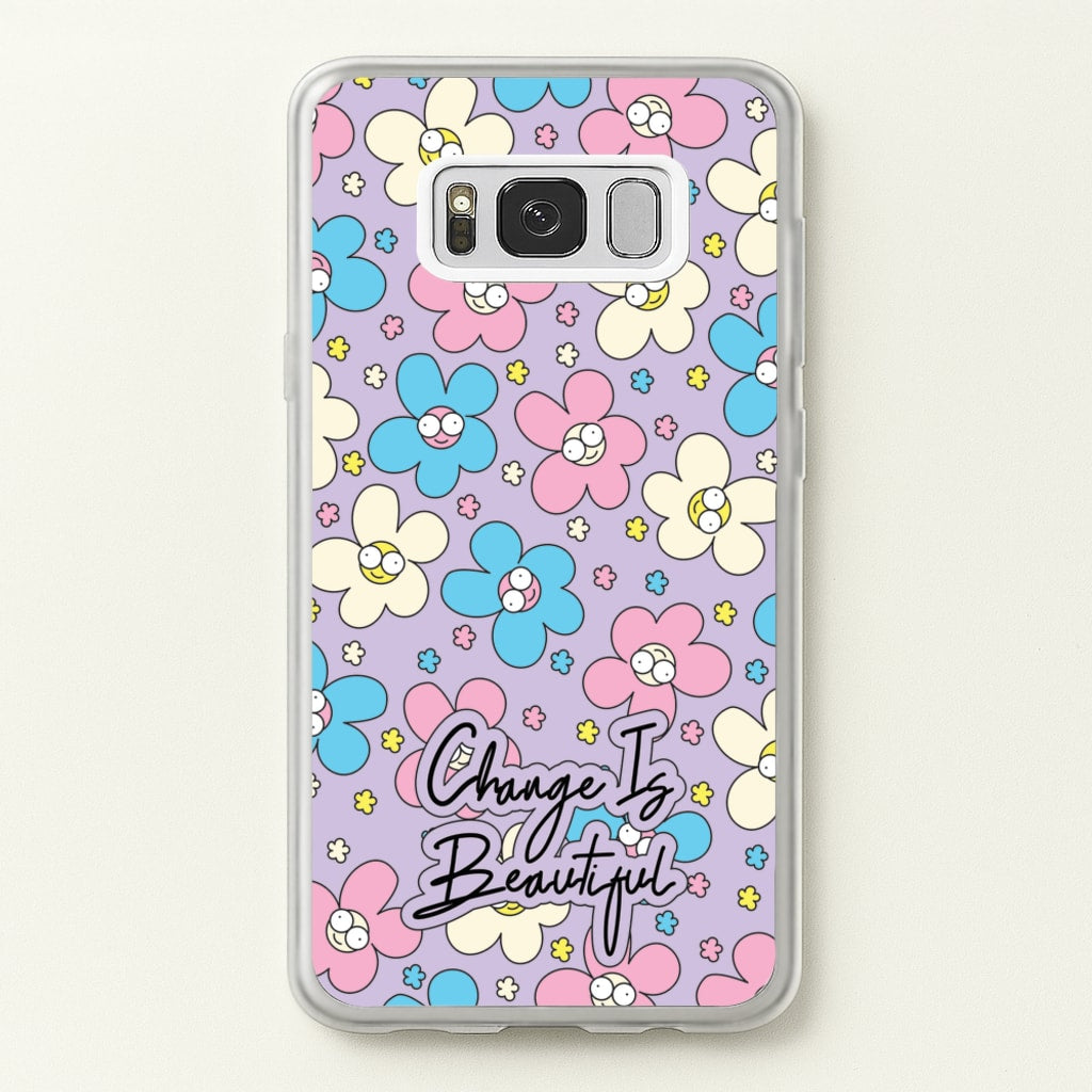 Happy Flowers Pattern - Spring Phone Case for Galaxy S8