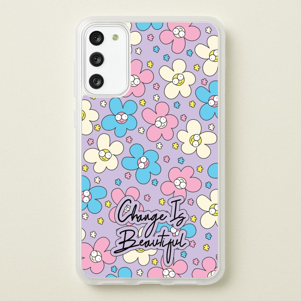 Happy Flowers Pattern - Spring Phone Case for Galaxy A41