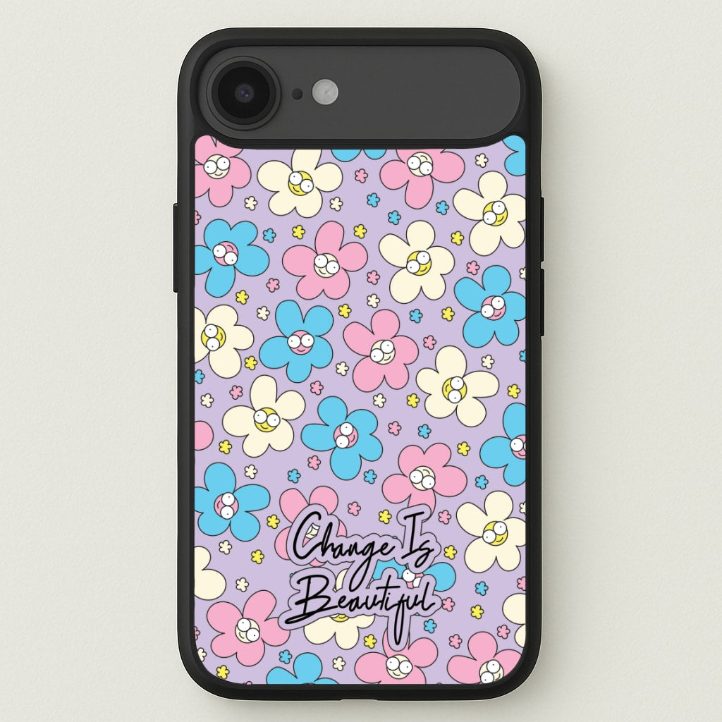 Happy Flowers Pattern Phone Case for iPhone 17 Air