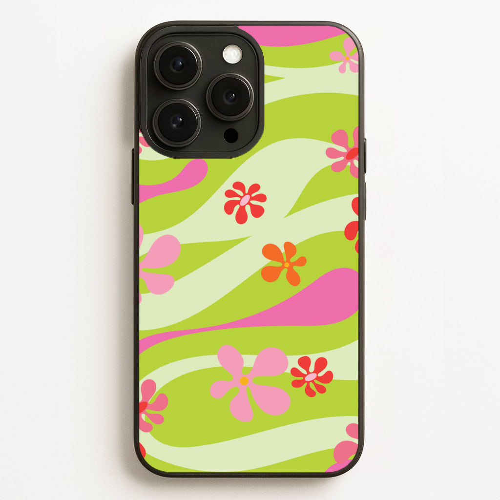 Retro Flowers Pattern - Spring Phone Case for iPhone 12 Pro Max