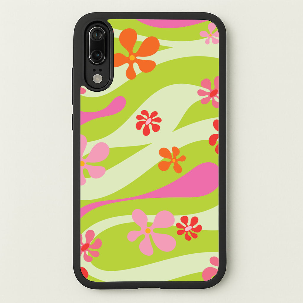 Retro Flowers Pattern - Spring Phone Case for Huawei P20