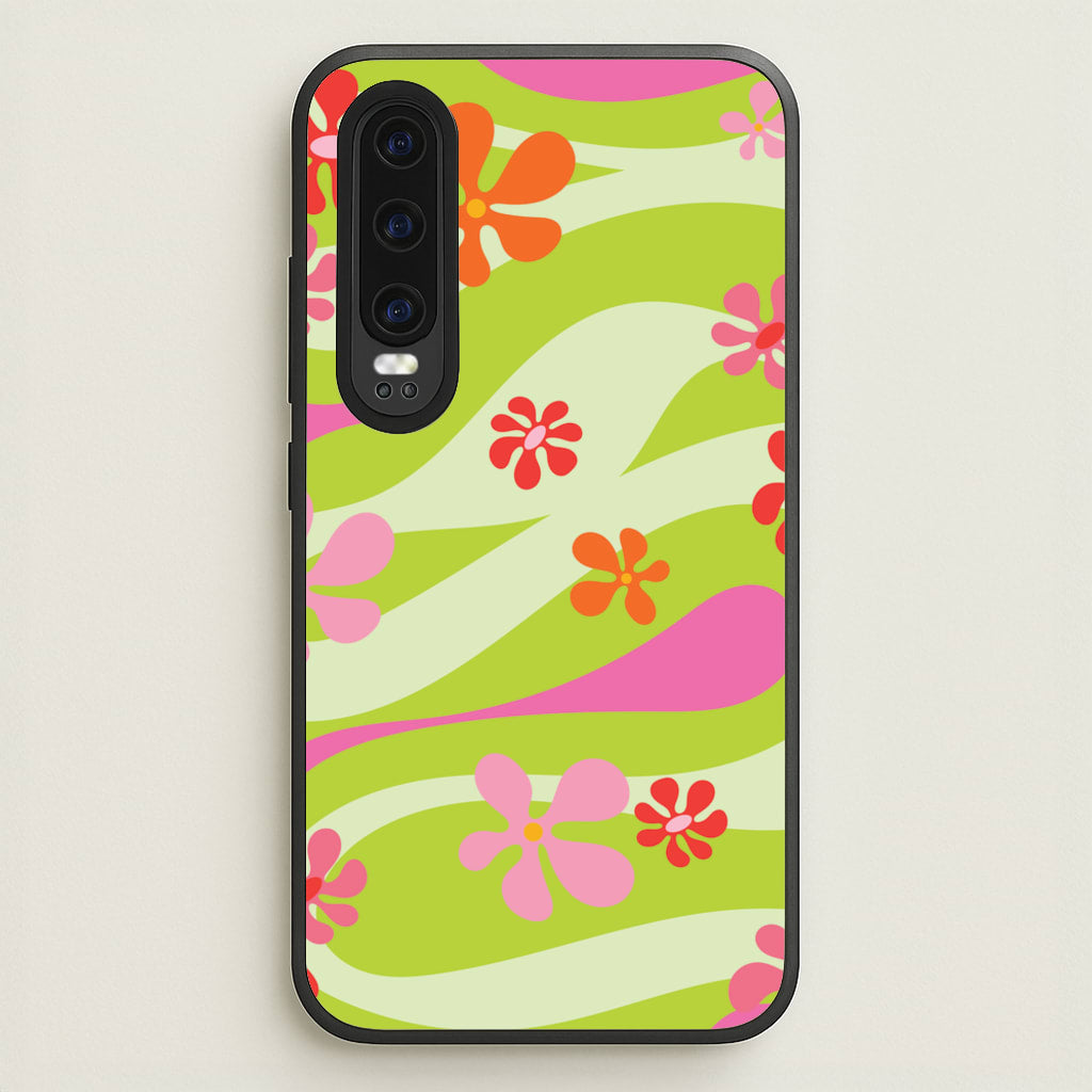Retro Flowers Pattern - Spring Phone Case for Huawei P30