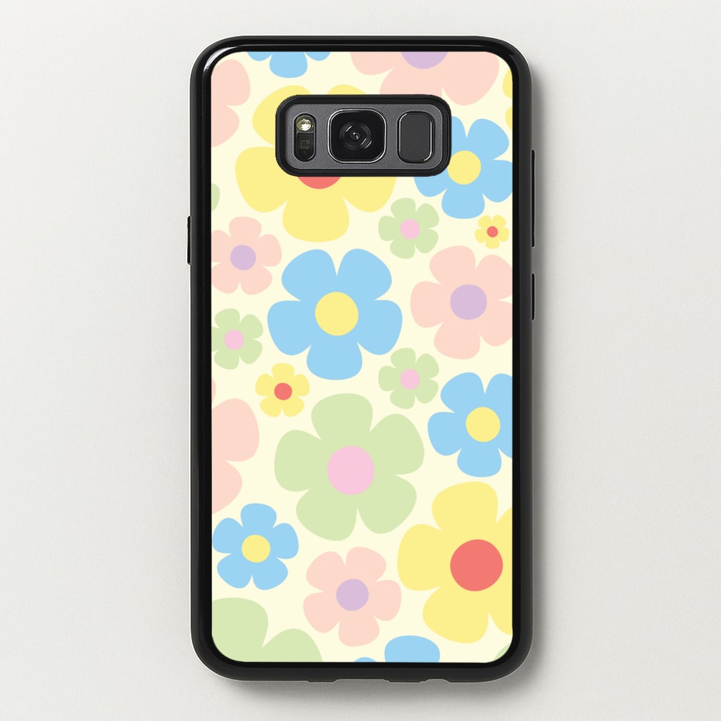 Rainbow Flowers Pattern - Spring Phone Case for Galaxy S8