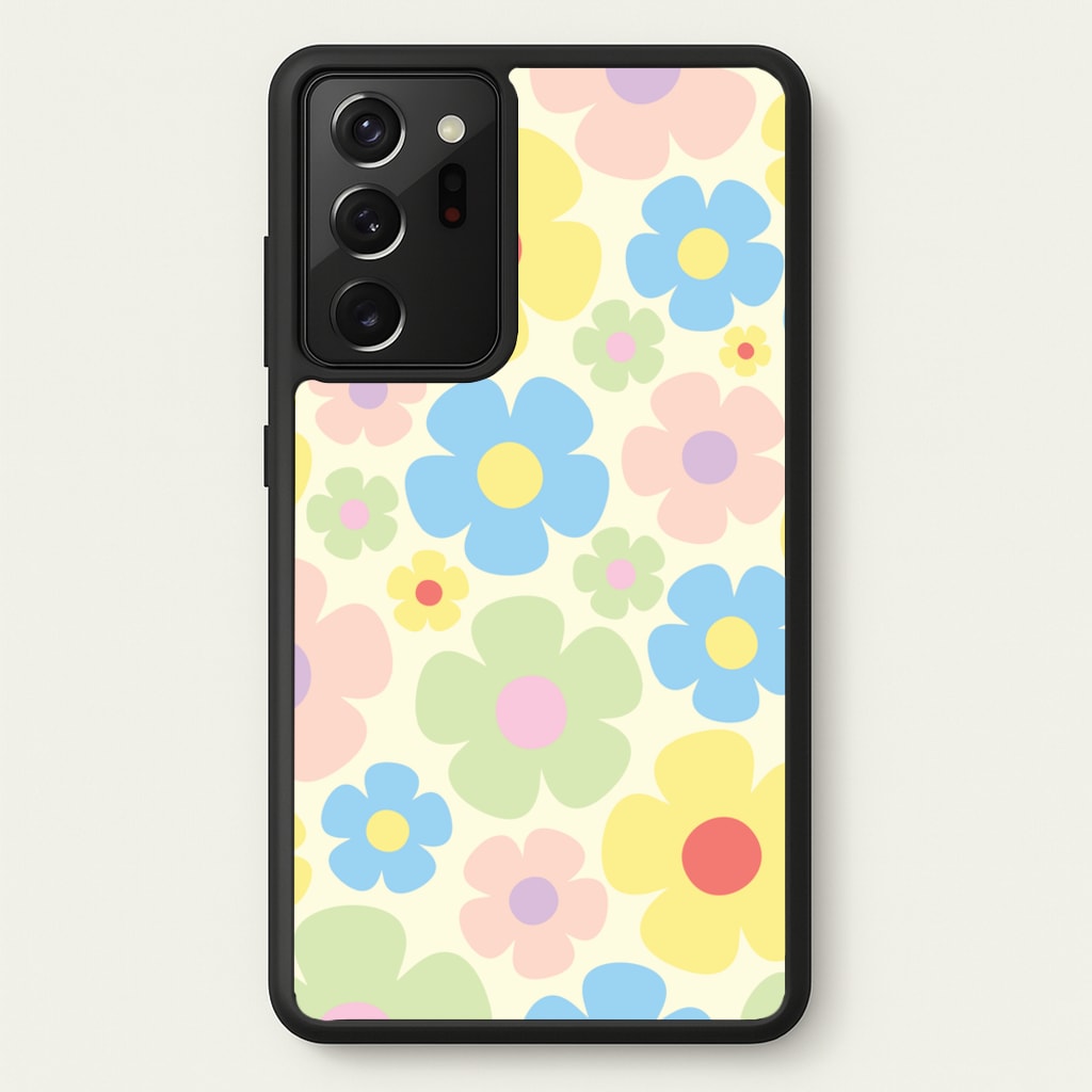 Rainbow Flowers Pattern - Spring Phone Case for Galaxy Note 20 Ultra