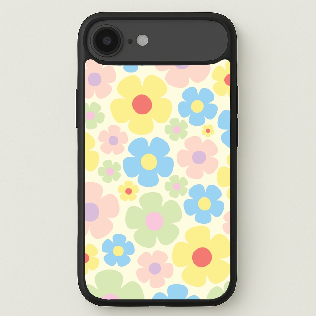 Rainbow Flowers Pattern Phone Case for iPhone 17 Air