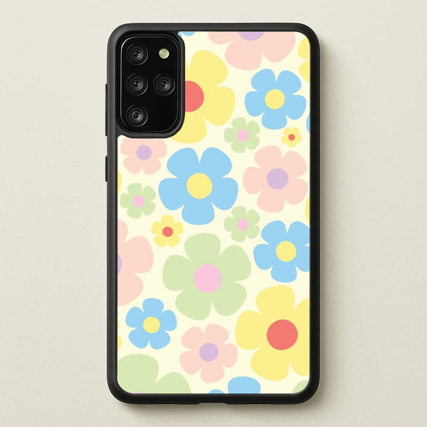 Rainbow Flowers Pattern - Spring Phone Case for Galaxy S20 Plus
