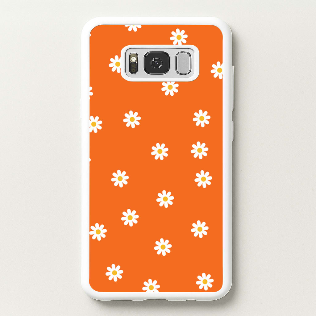 Orange Daisies - Spring Phone Case for Galaxy S8