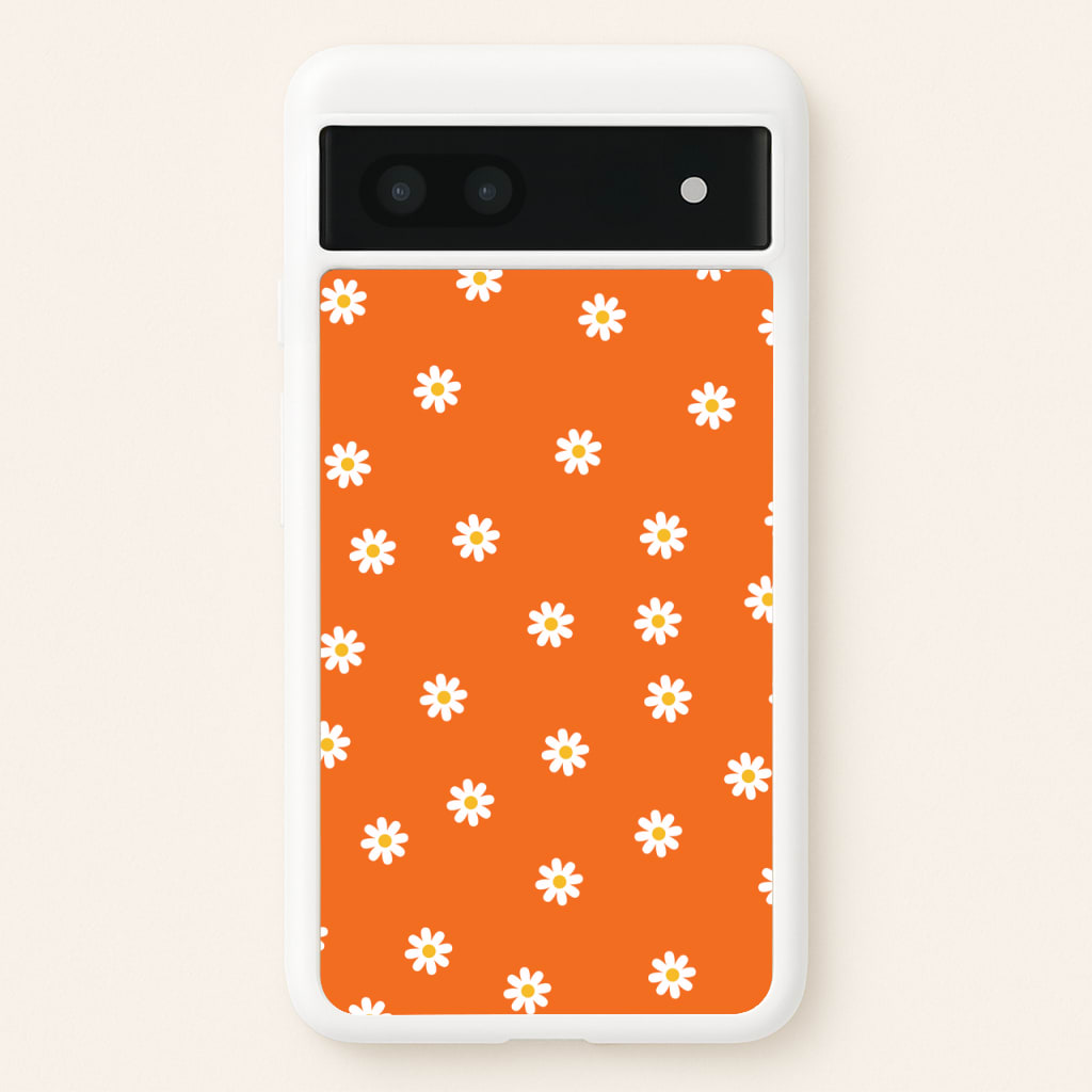 Orange Daisies - Spring Phone Case for Google Pixel 6a
