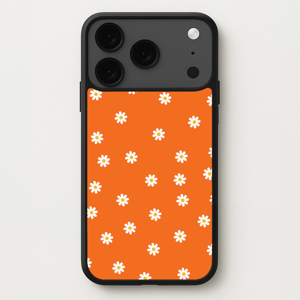 Orange Daisies Phone Case for iPhone 17 Pro
