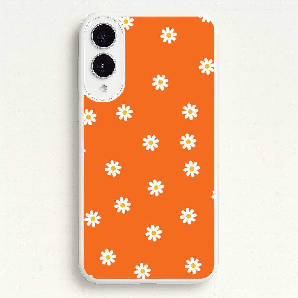 Orange Daisies - Spring Phone Case for Galaxy S25 Edge