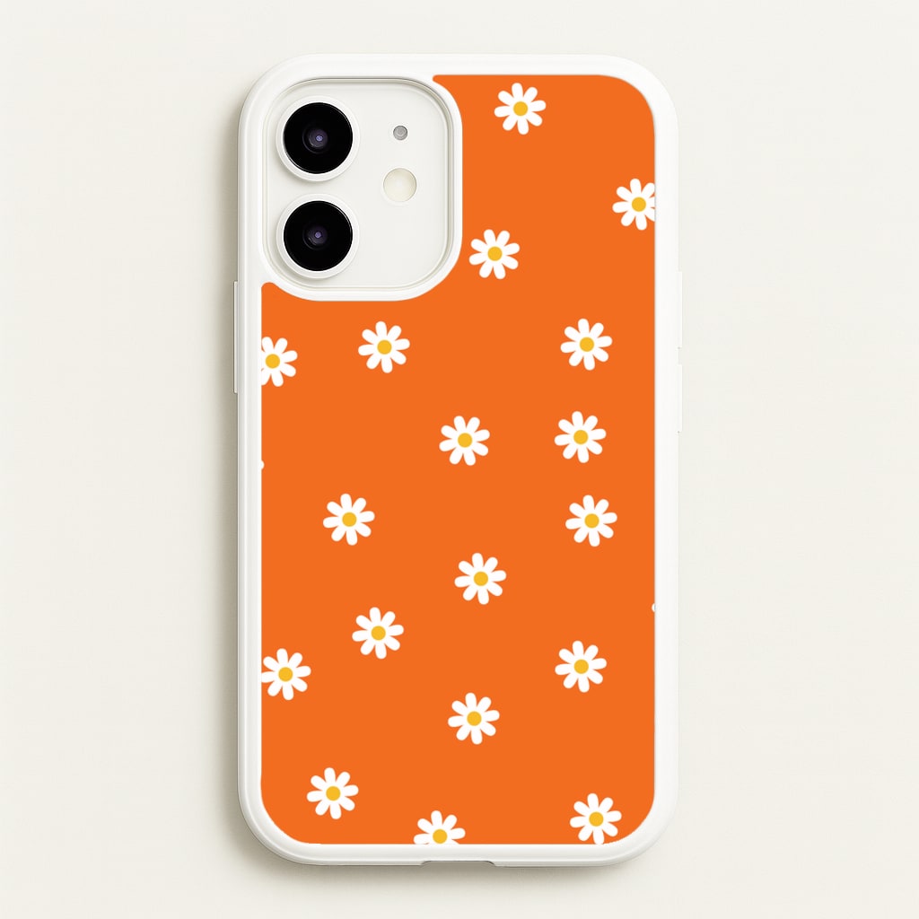 Orange Daisies - Spring Phone Case for iPhone 12 Mini