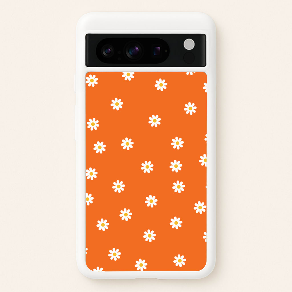 Orange Daisies - Spring Phone Case for Google Pixel 8 Pro