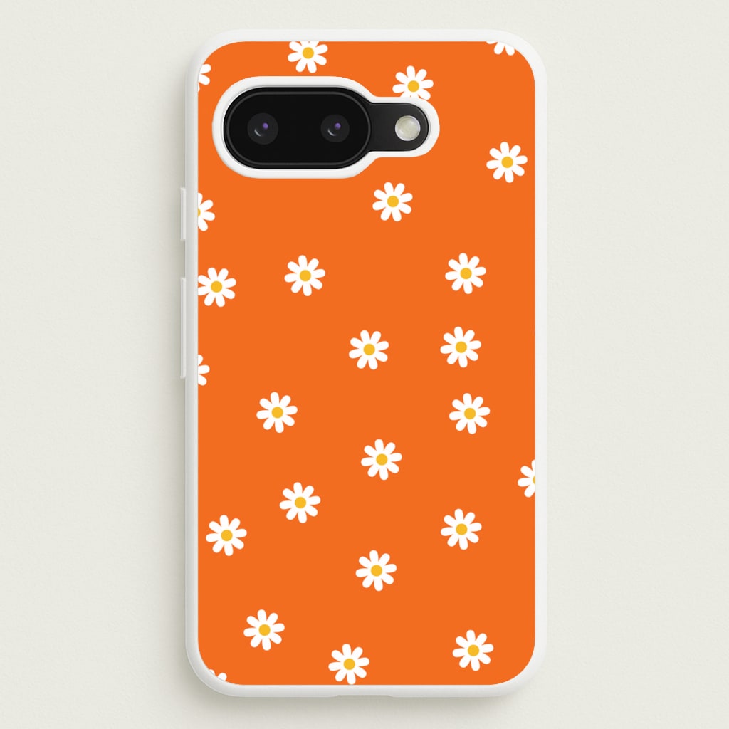 Orange Daisies - Spring Phone Case for Google Pixel 9a