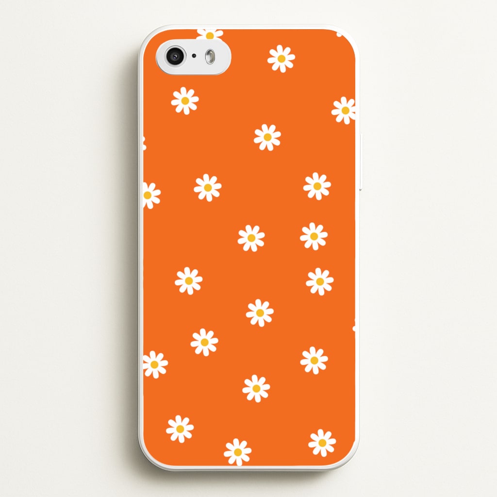Orange Daisies - Spring Phone Case for iPhone 5 / 5s / SE 2016