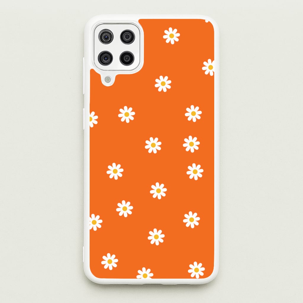 Orange Daisies - Spring Phone Case for Galaxy A12