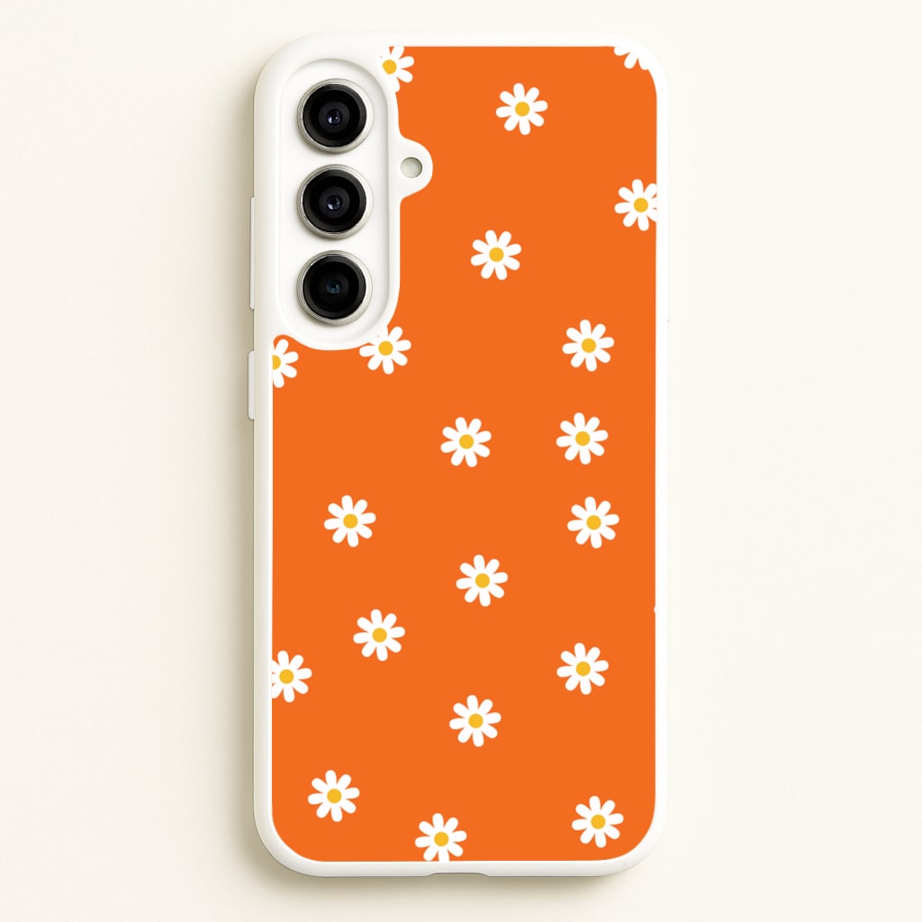 Orange Daisies - Spring Phone Case for Galaxy A56
