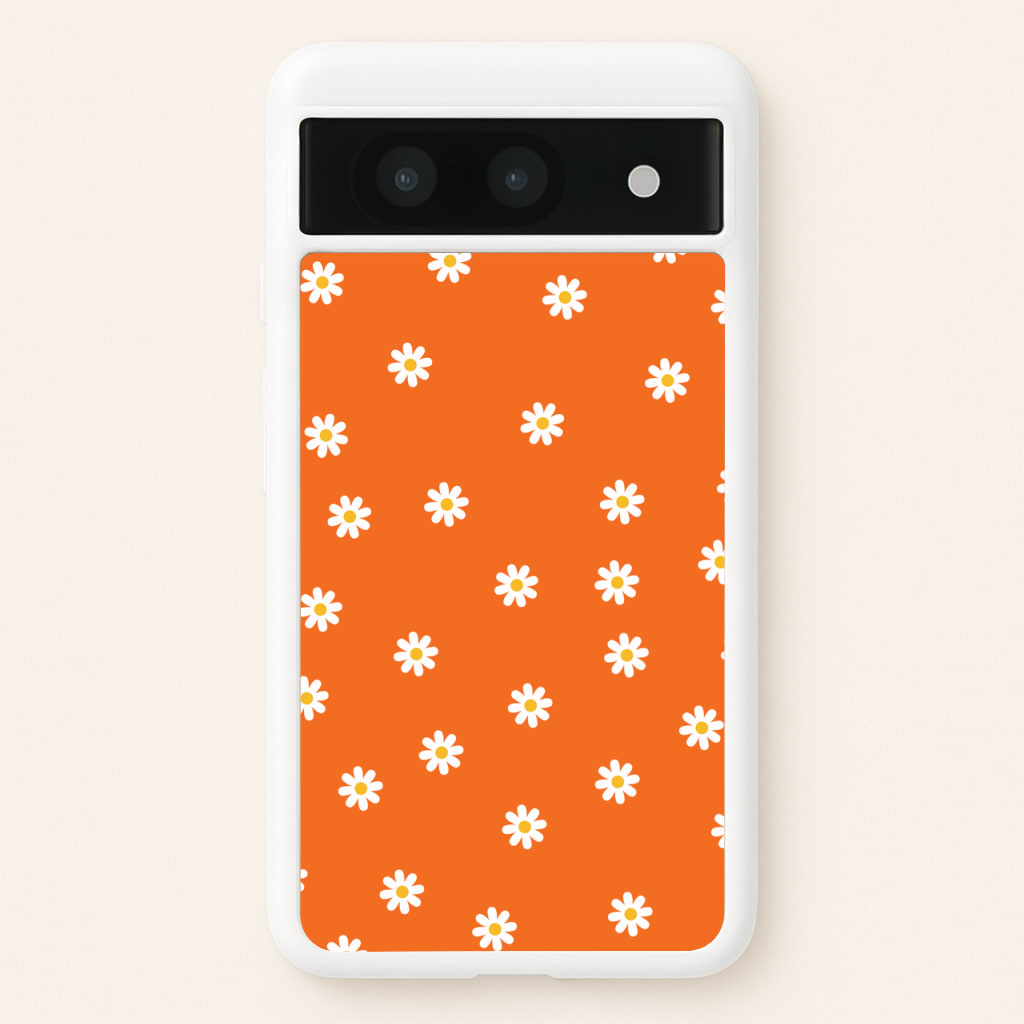 Orange Daisies - Spring Phone Case for Google Pixel 8a