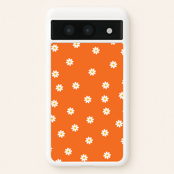 Orange Daisies - Spring Phone Case for Google Pixel 8a