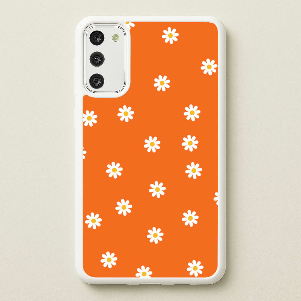 Orange Daisies - Spring Phone Case for Galaxy S20