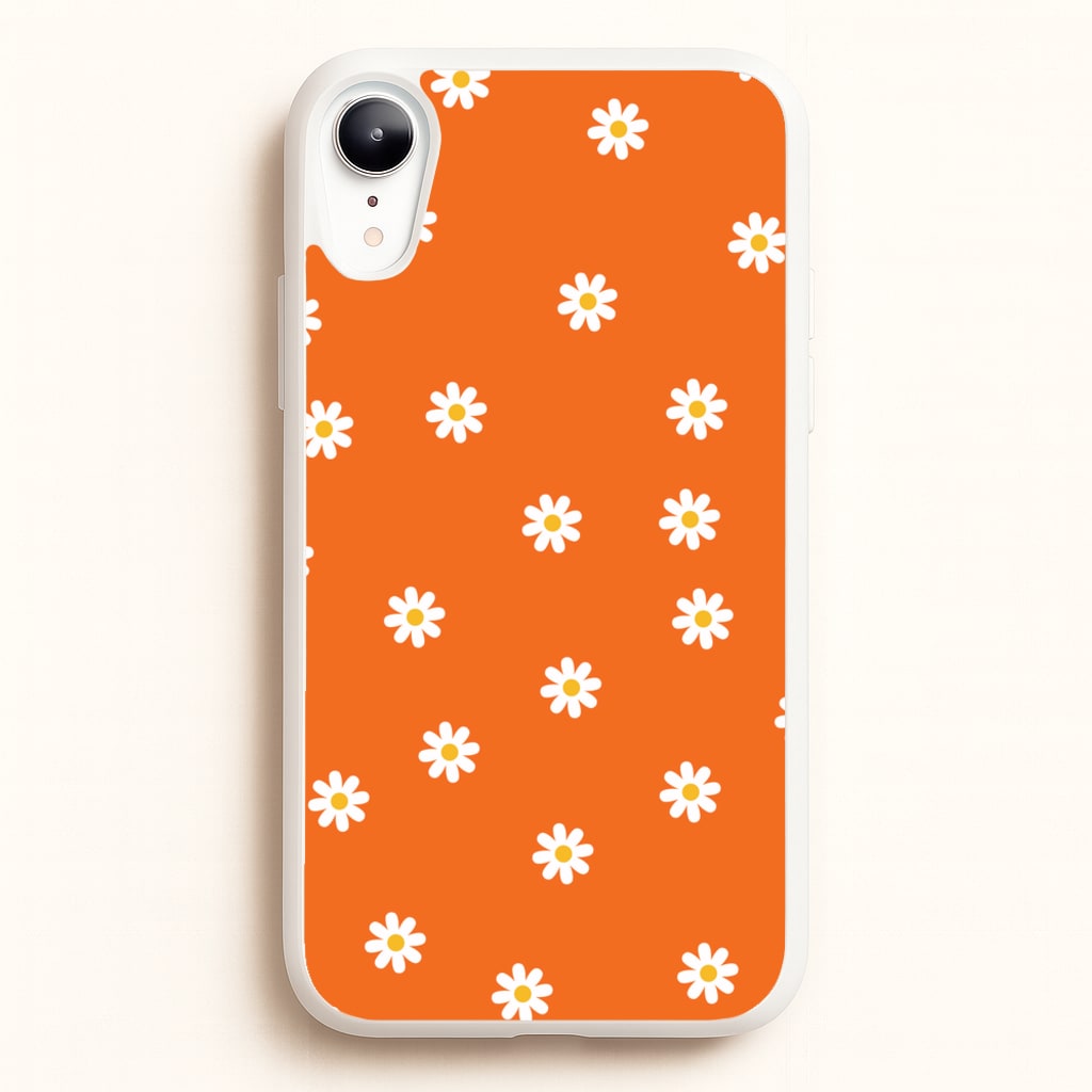 Orange Daisies - Spring Phone Case for iPhone XR
