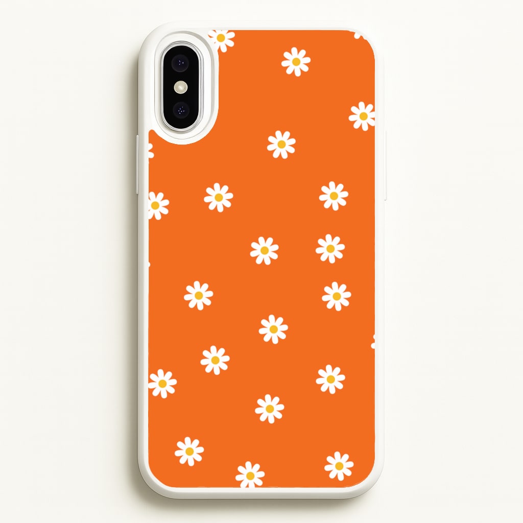 Orange Daisies - Spring Phone Case for iPhone XS Max