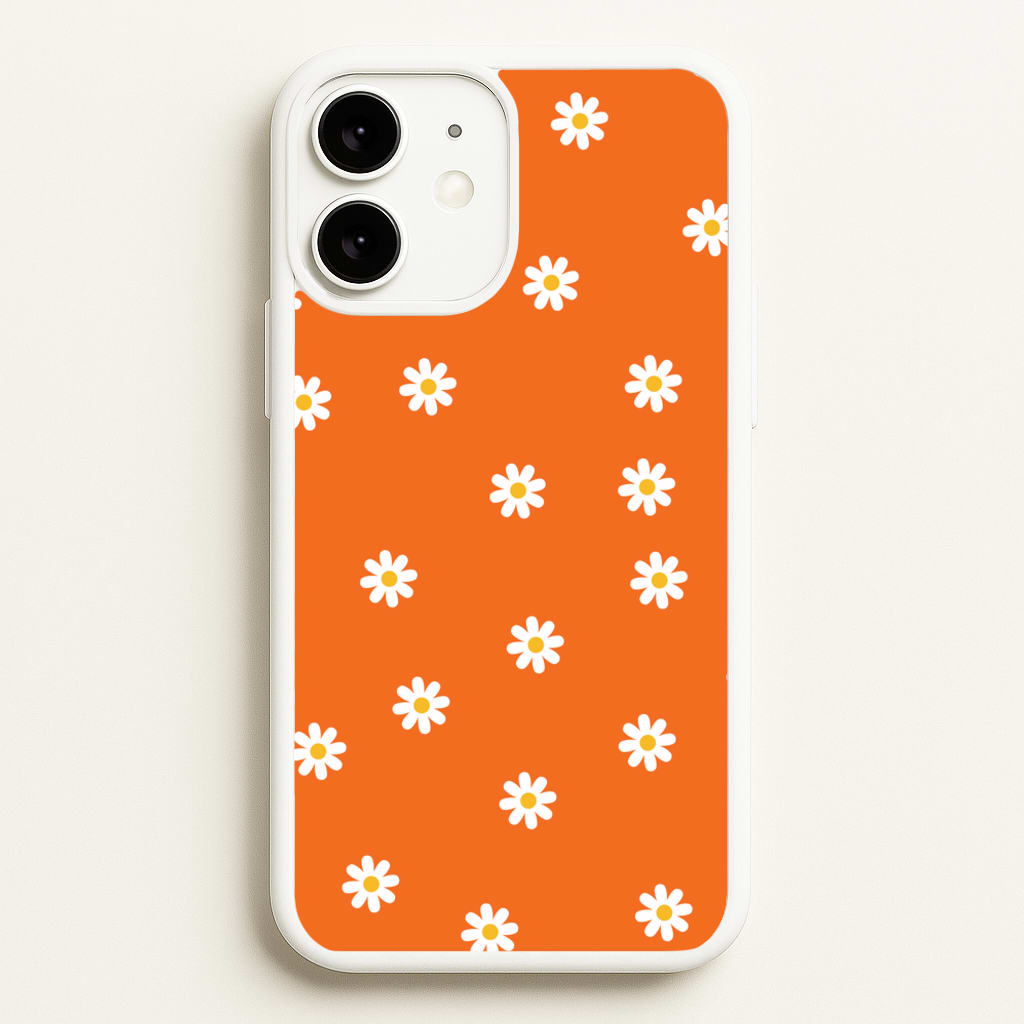 Orange Daisies - Spring Phone Case for iPhone 11