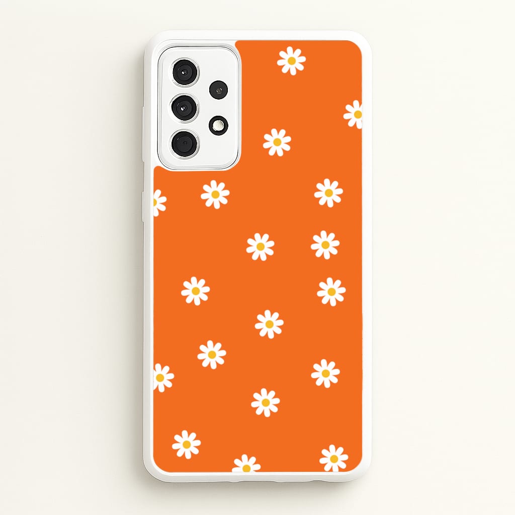 Orange Daisies - Spring Phone Case for Galaxy A52 / A52s