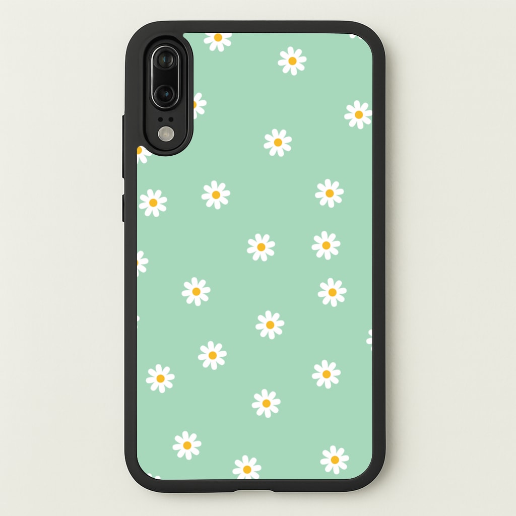 Teal Daisies - Spring Phone Case for Huawei P20