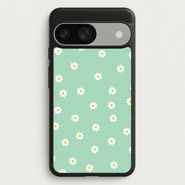 Teal Daisies - Spring Phone Case for Google Pixel 9 / 9 Pro