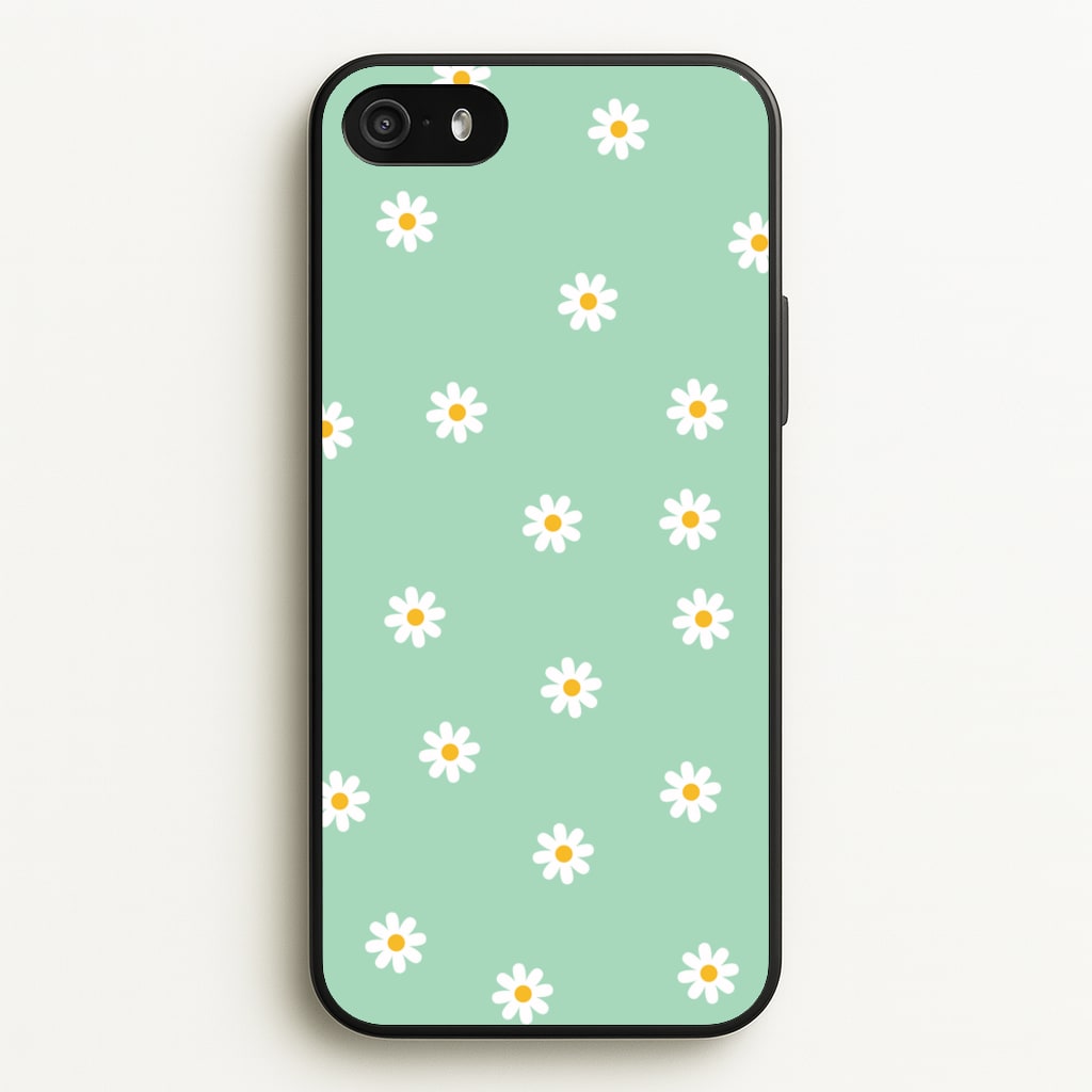 Teal Daisies - Spring Phone Case for iPhone 5 / 5s / SE 2016