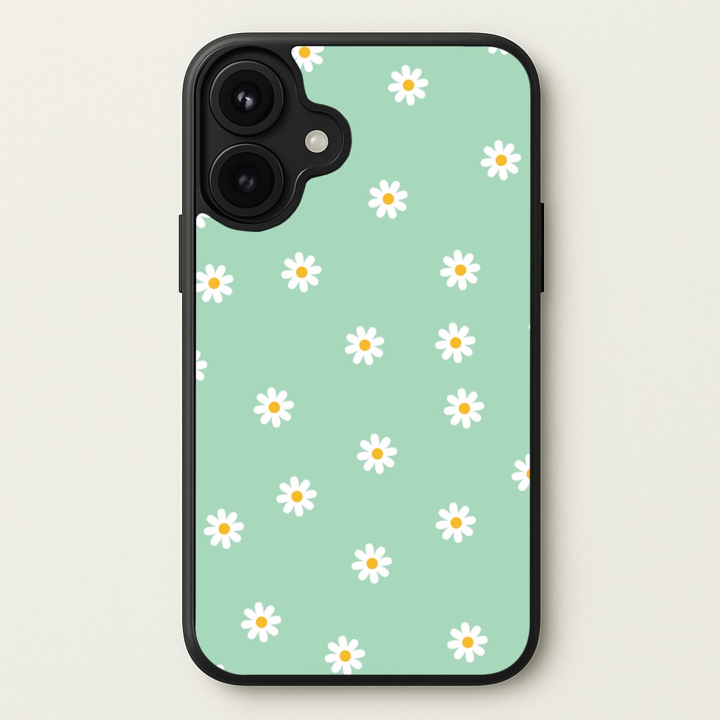 Teal Daisies Phone Case for iPhone 17