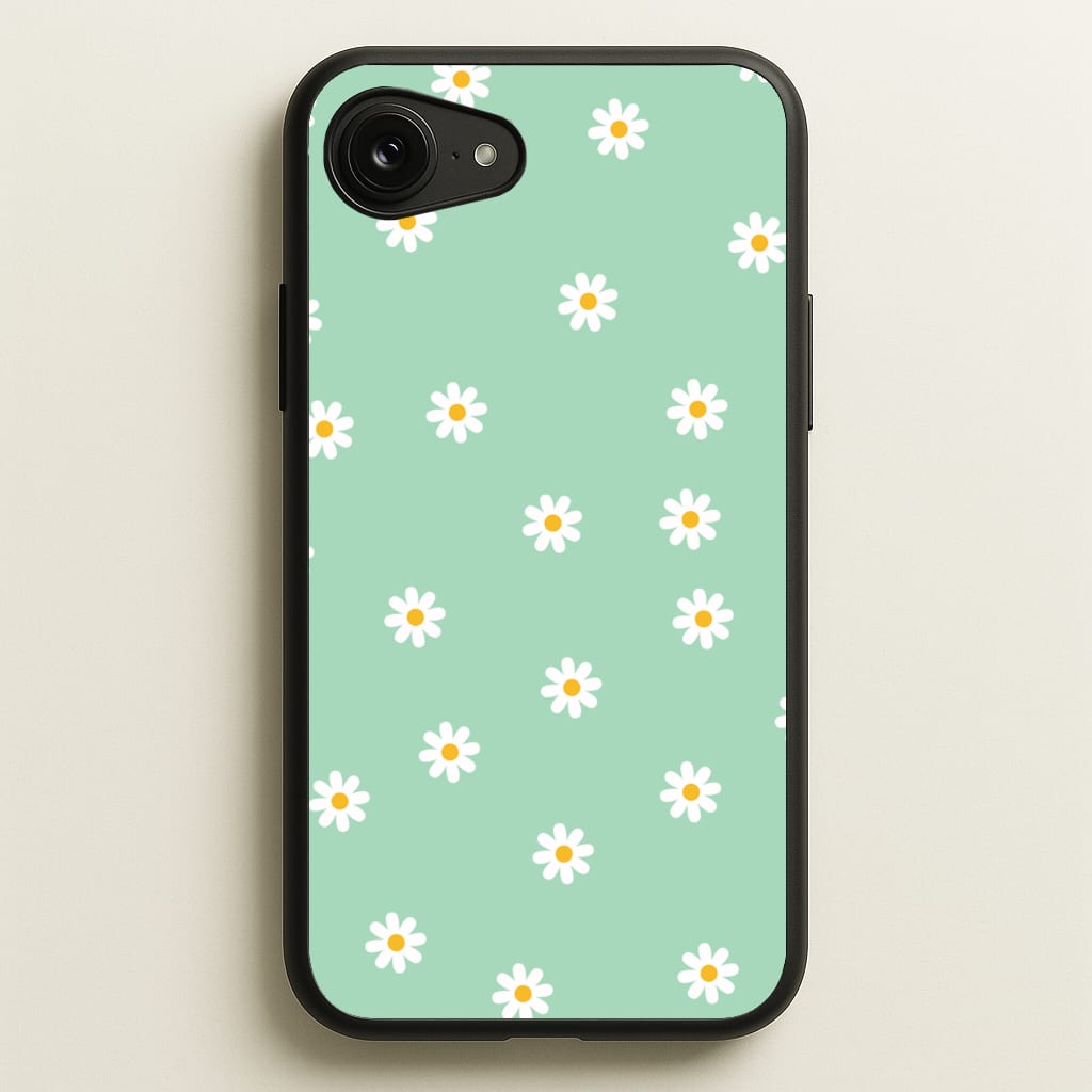 Teal Daisies - Spring Phone Case for iPhone 16e