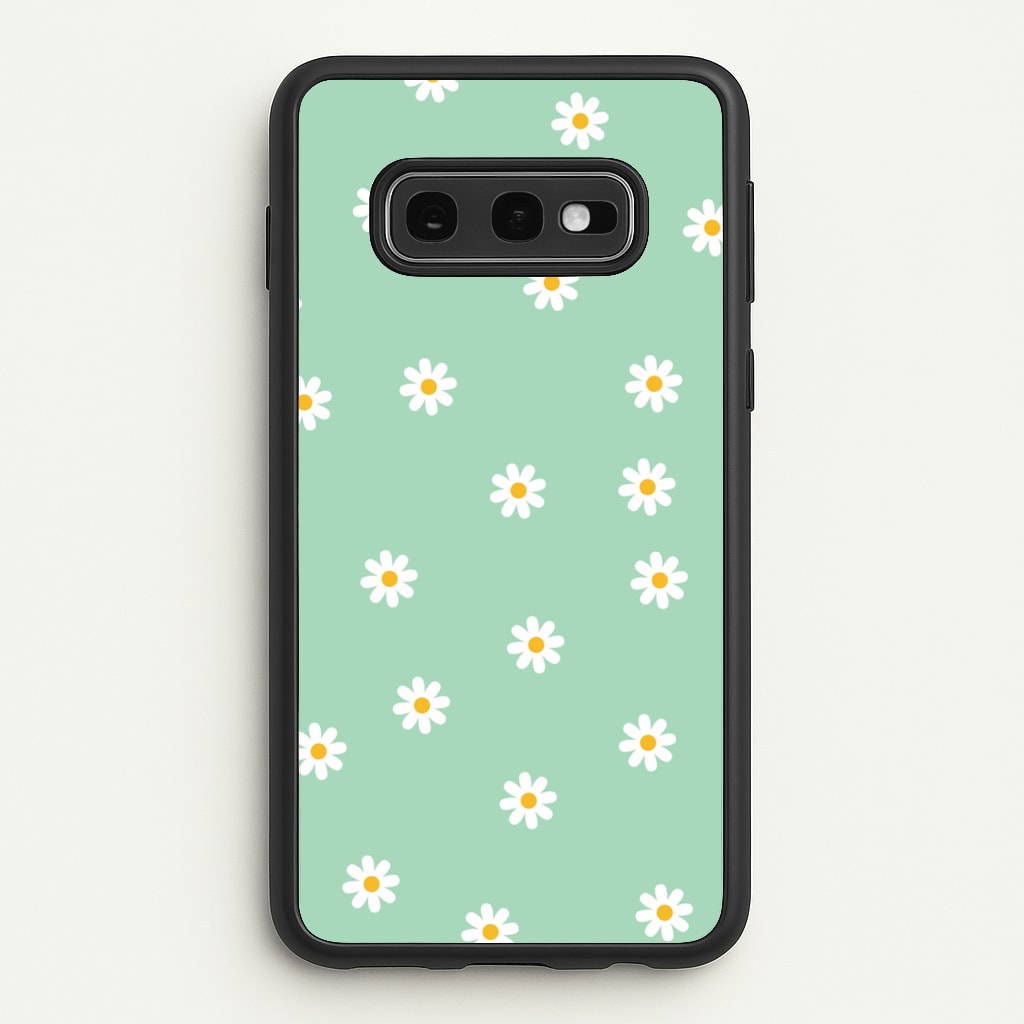 Teal Daisies - Spring Phone Case for Galaxy S10e