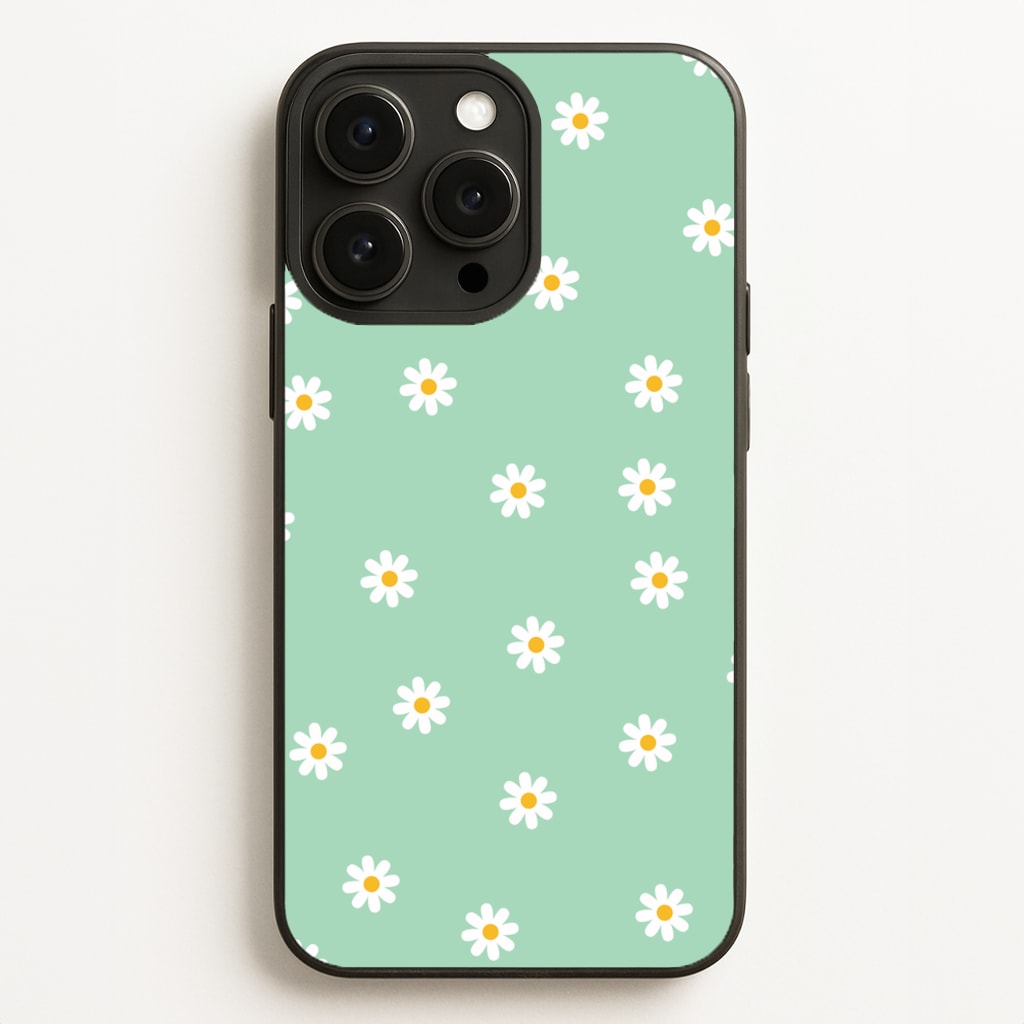 Teal Daisies - Spring Phone Case for iPhone 12 Pro Max
