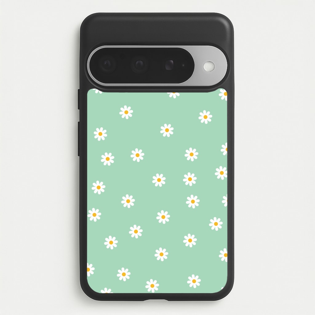 Teal Daisies Phone Case for Google Pixel 10 Pro XL