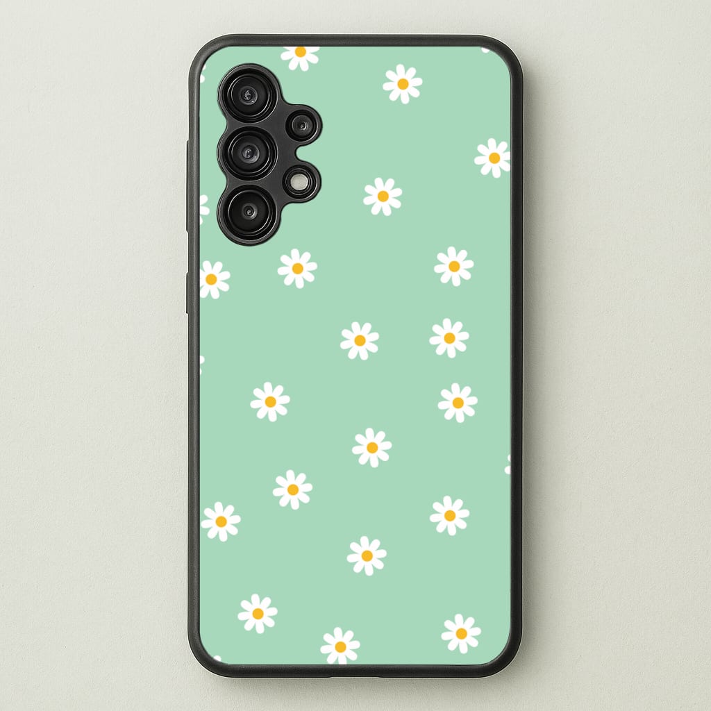 Teal Daisies - Spring Phone Case for Galaxy A13