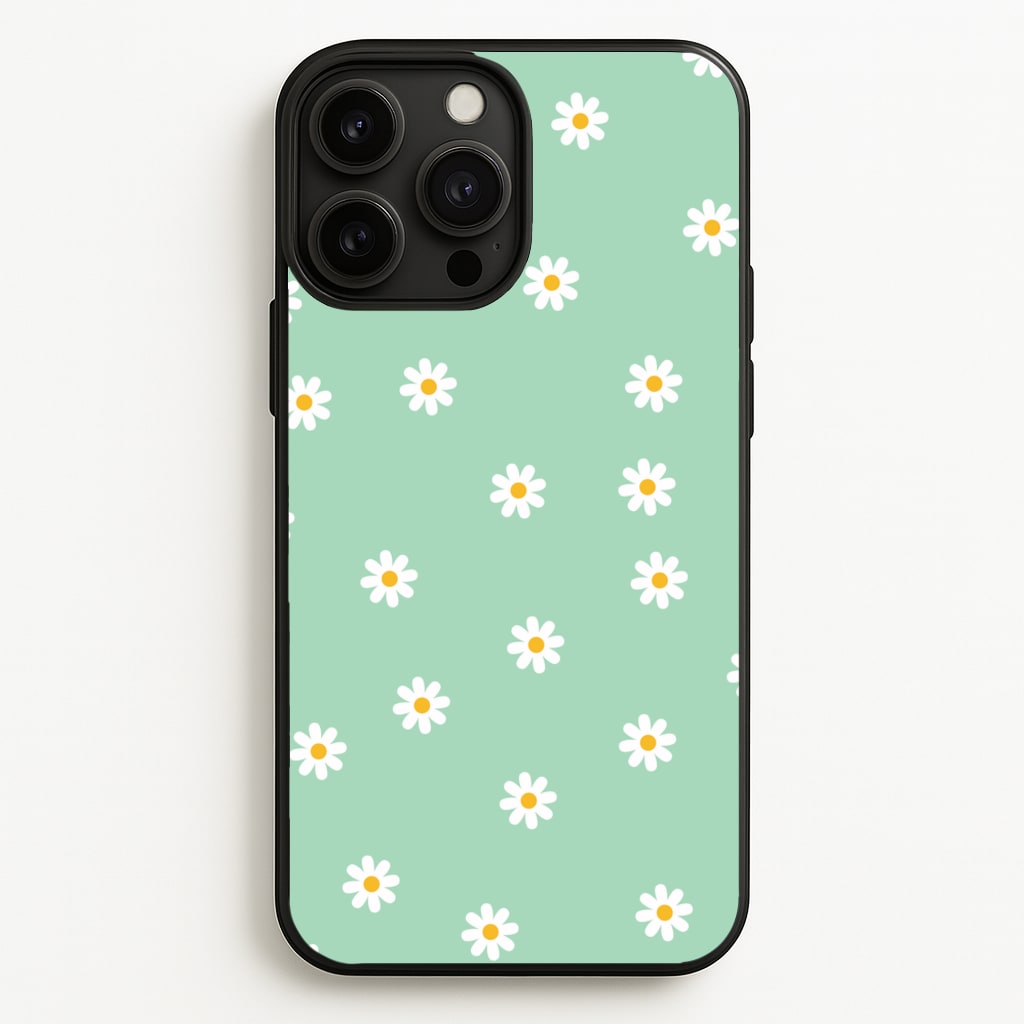 Teal Daisies - Spring Phone Case for iPhone 13 Pro Max