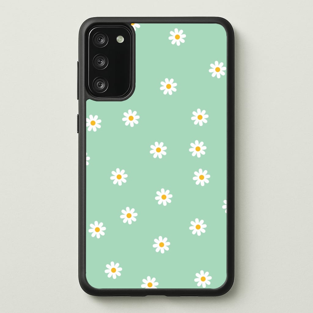 Teal Daisies - Spring Phone Case for Galaxy S20FE