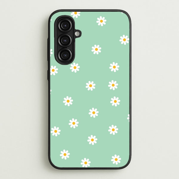 Teal Daisies - Spring Phone Case for Galaxy A16
