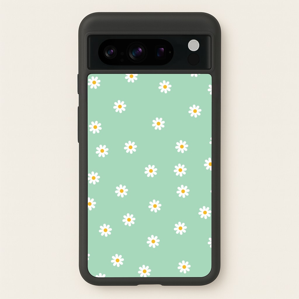 Teal Daisies - Spring Phone Case for Google Pixel 8 Pro