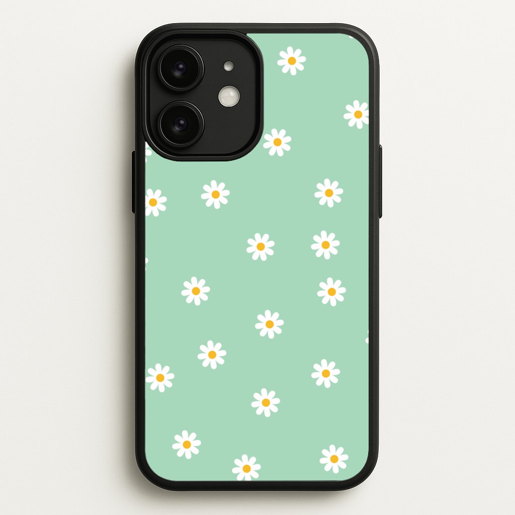 Teal Daisies - Spring Phone Case for iPhone 11
