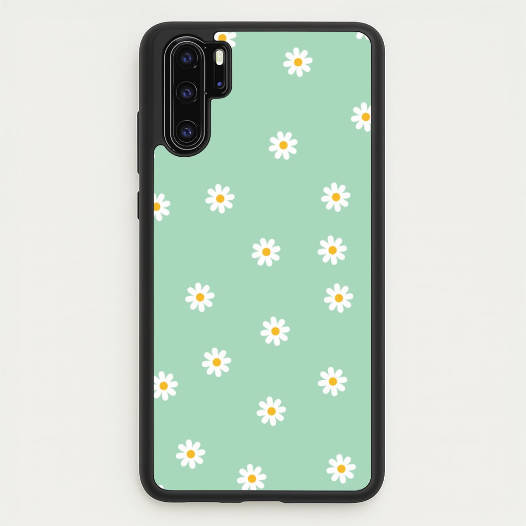 Teal Daisies - Spring Phone Case for Huawei P30 Pro
