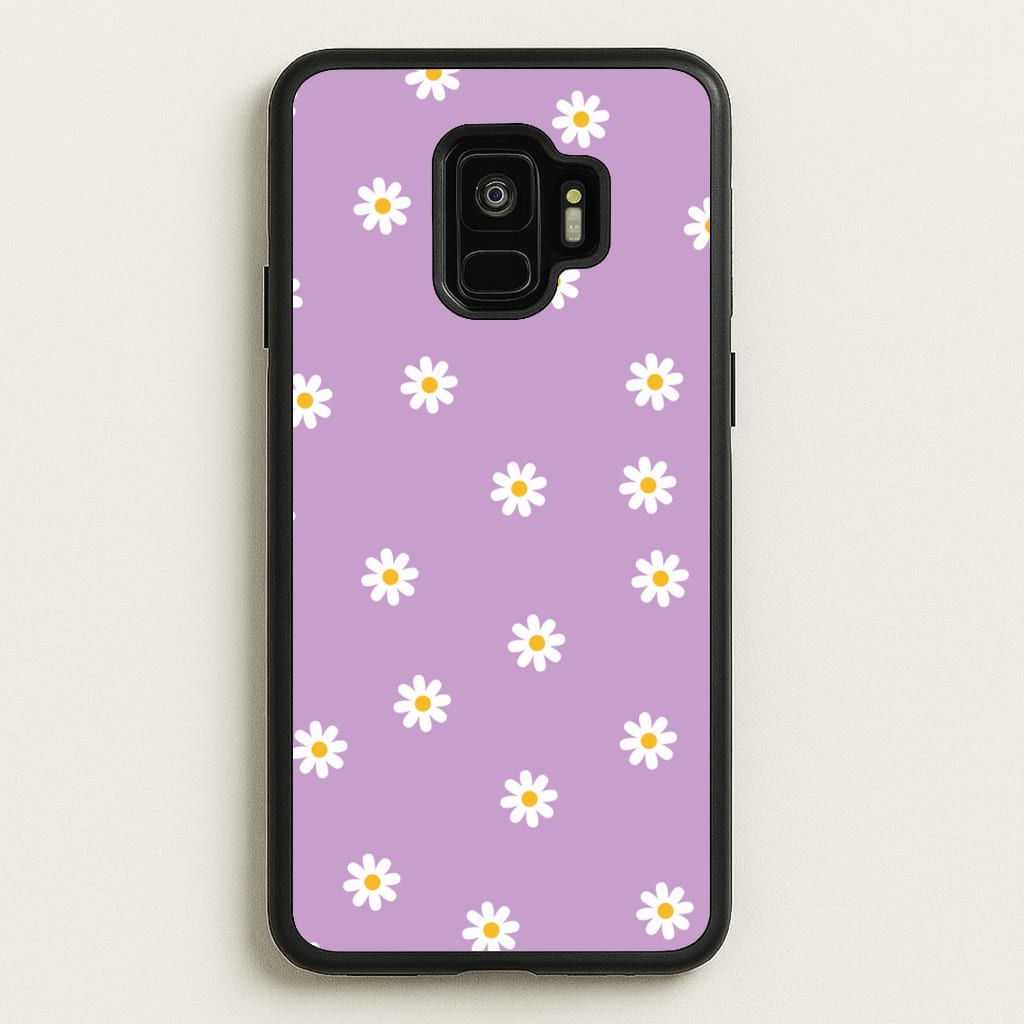 Purple Daisies - Spring Phone Case for Galaxy S9