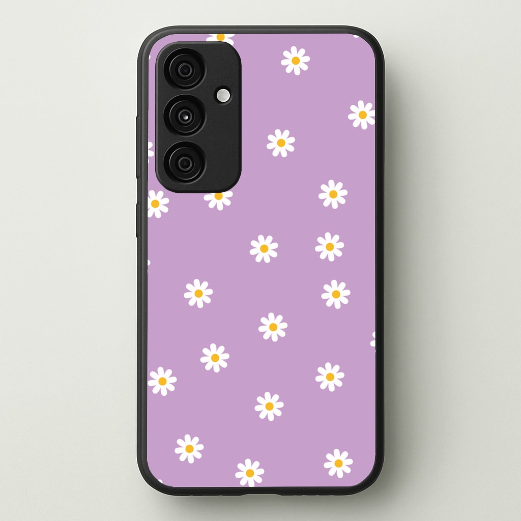 Purple Daisies - Spring Phone Case for Galaxy A15
