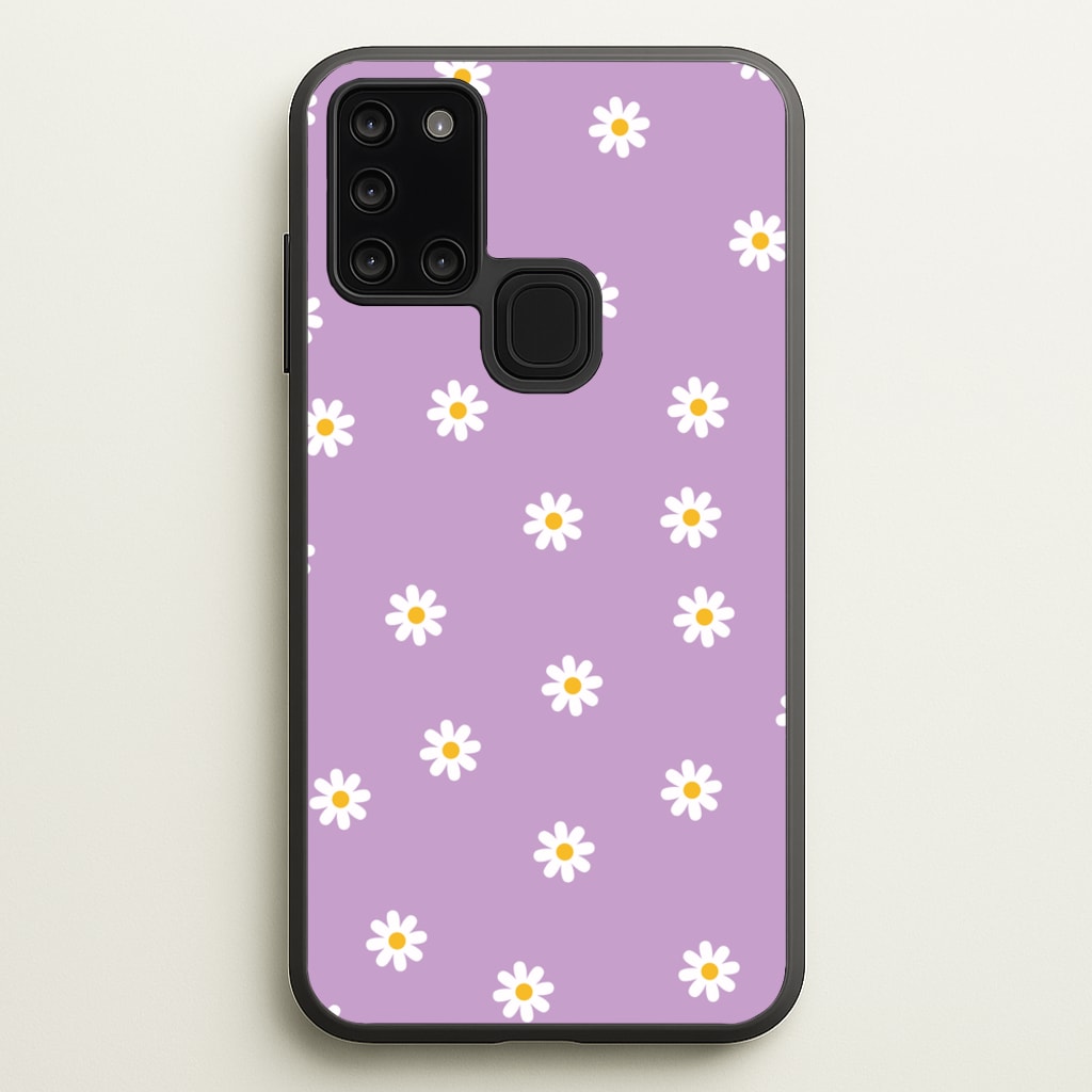 Purple Daisies - Spring Phone Case for Galaxy A21s