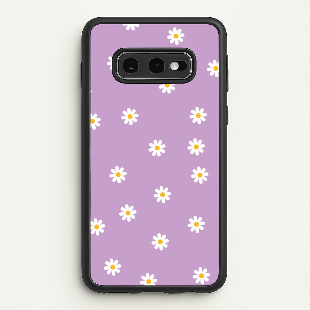 Purple Daisies - Spring Phone Case for Galaxy S10e