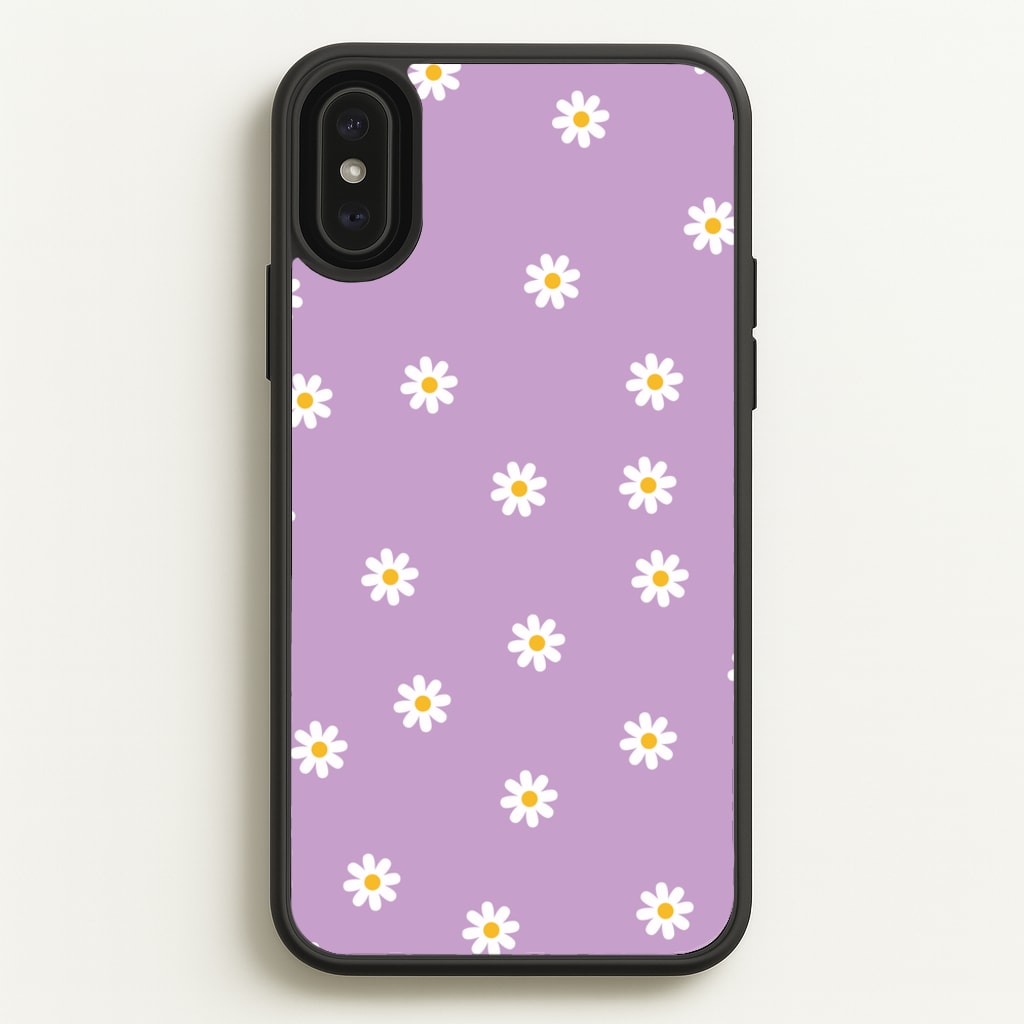 Purple Daisies - Spring Phone Case for iPhone XS Max